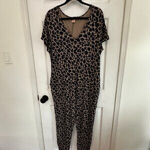 Smash + Tess Lexi Leopard Print Romper